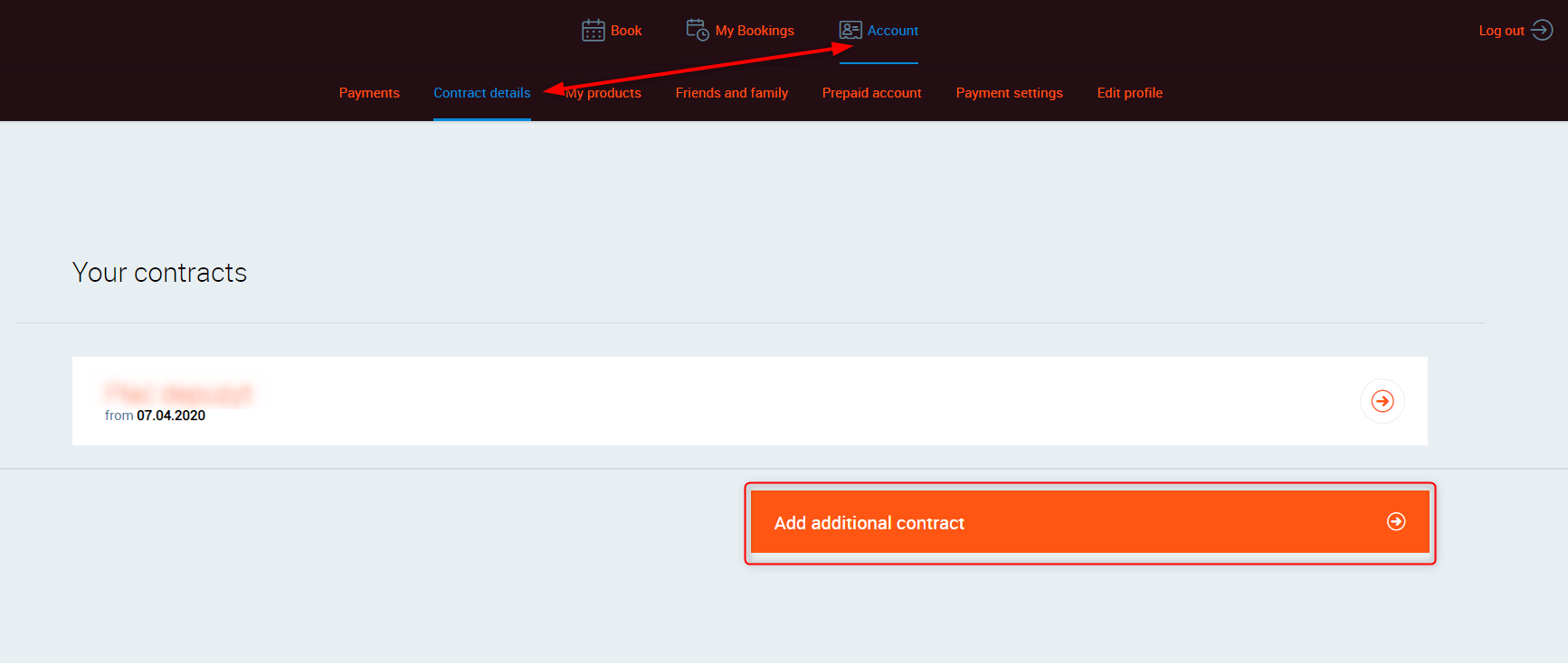 Add Additional Contract
